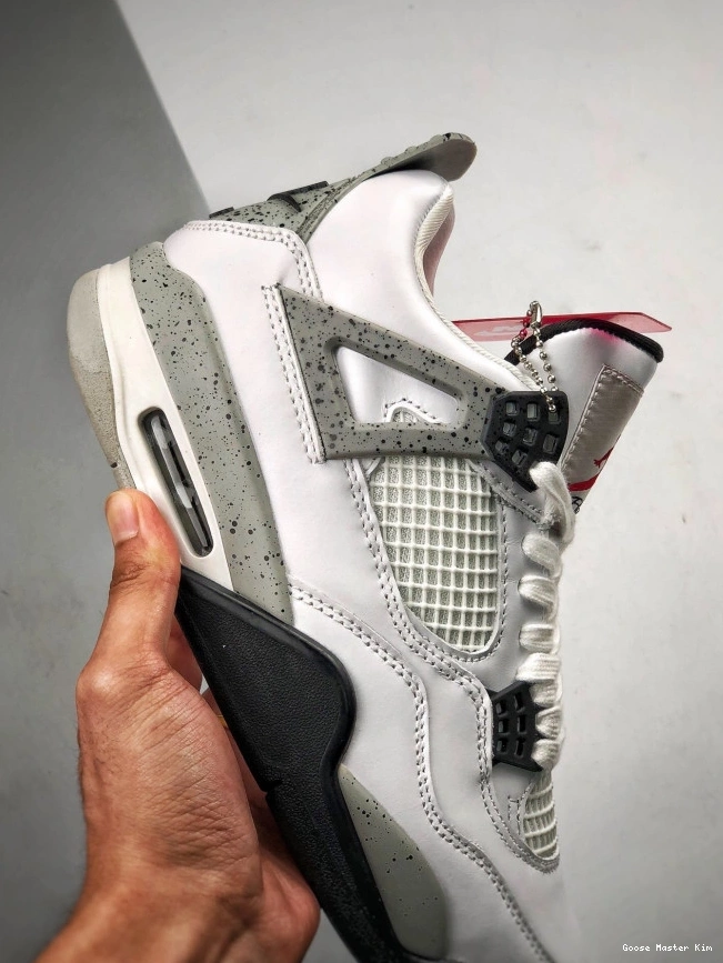(nike) White OG 840606-192 Cement Air 4 Jordan 0722